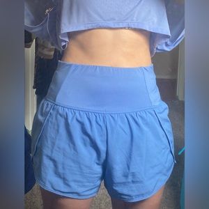 Periwinkle blue sporty shorts